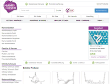 Tablet Screenshot of namesforever.de